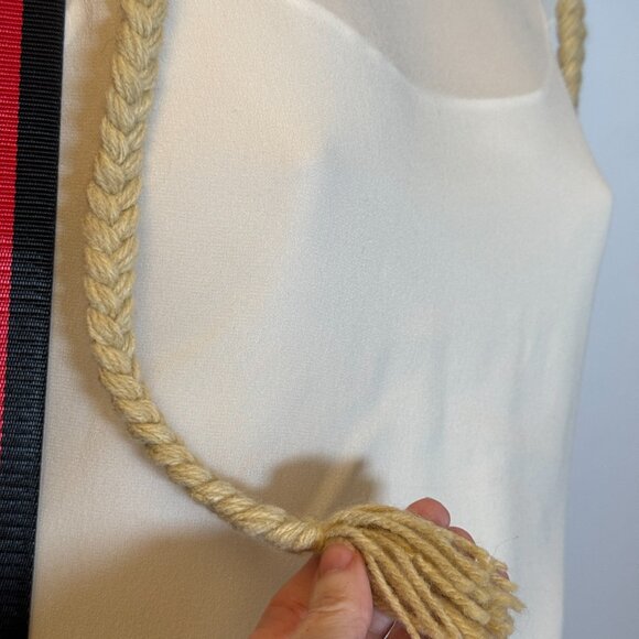 Anthropologie Fur Aviator Trapper Hat Long Braided Ties NWT! os RARE unique - Picture 6 of 6